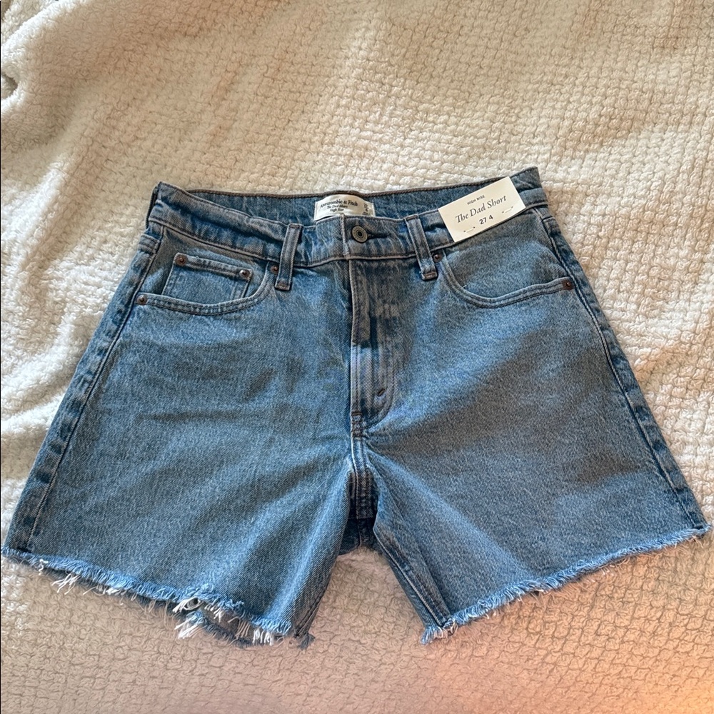 Abercrombie & Fitch Blue Jean Shorts